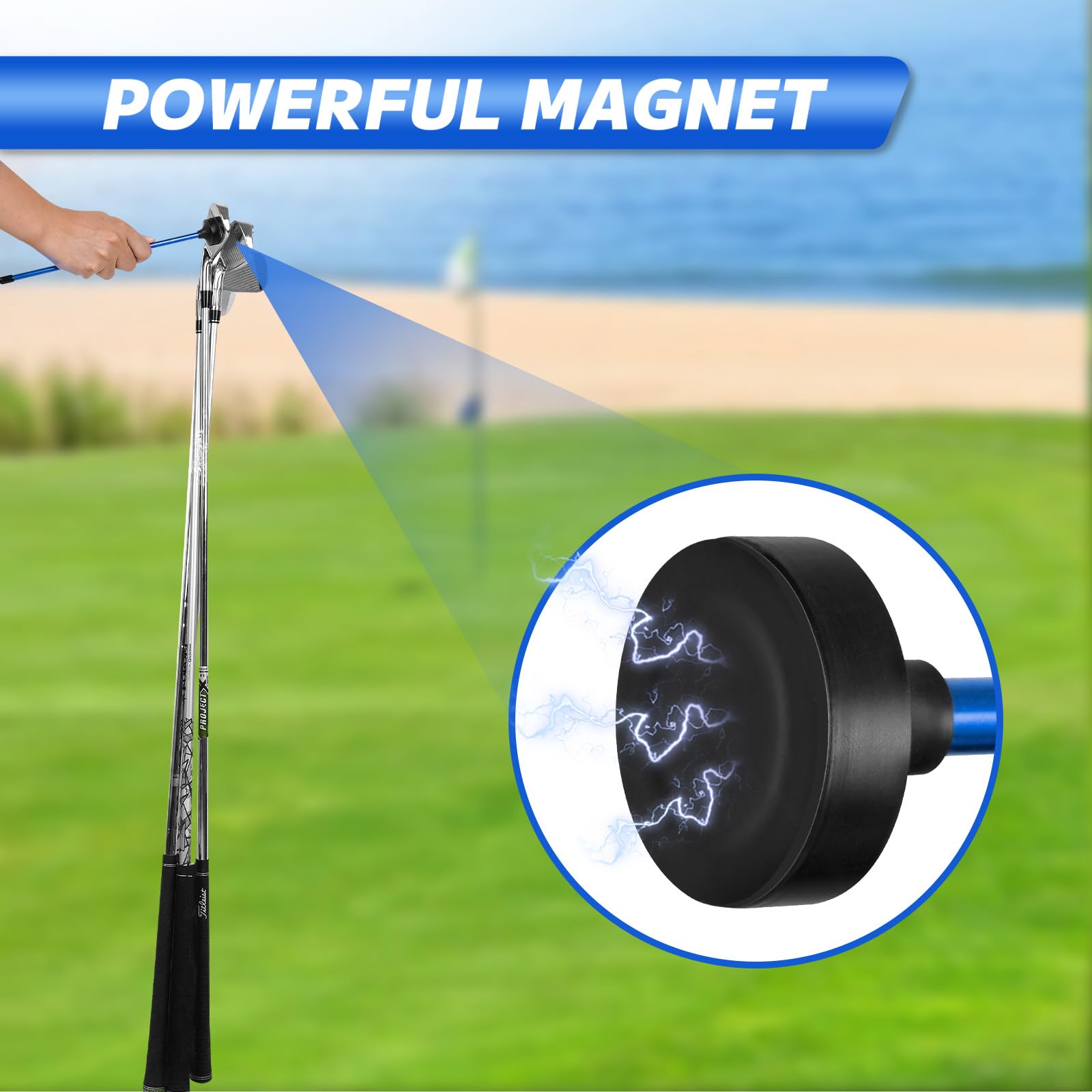 Craftsman Golf Club Face Alignment Tool for Aiming, Golf Magnetic